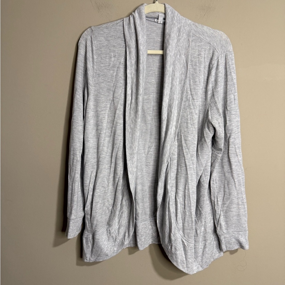Haven Well Within Women's Gray Open Front Cardigan